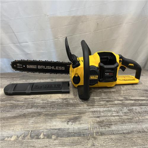 AS-IS DEWALT FLEXVOLT 60V MAX 16in. Brushless Cordless Battery Powered Chainsaw (Tool Only)