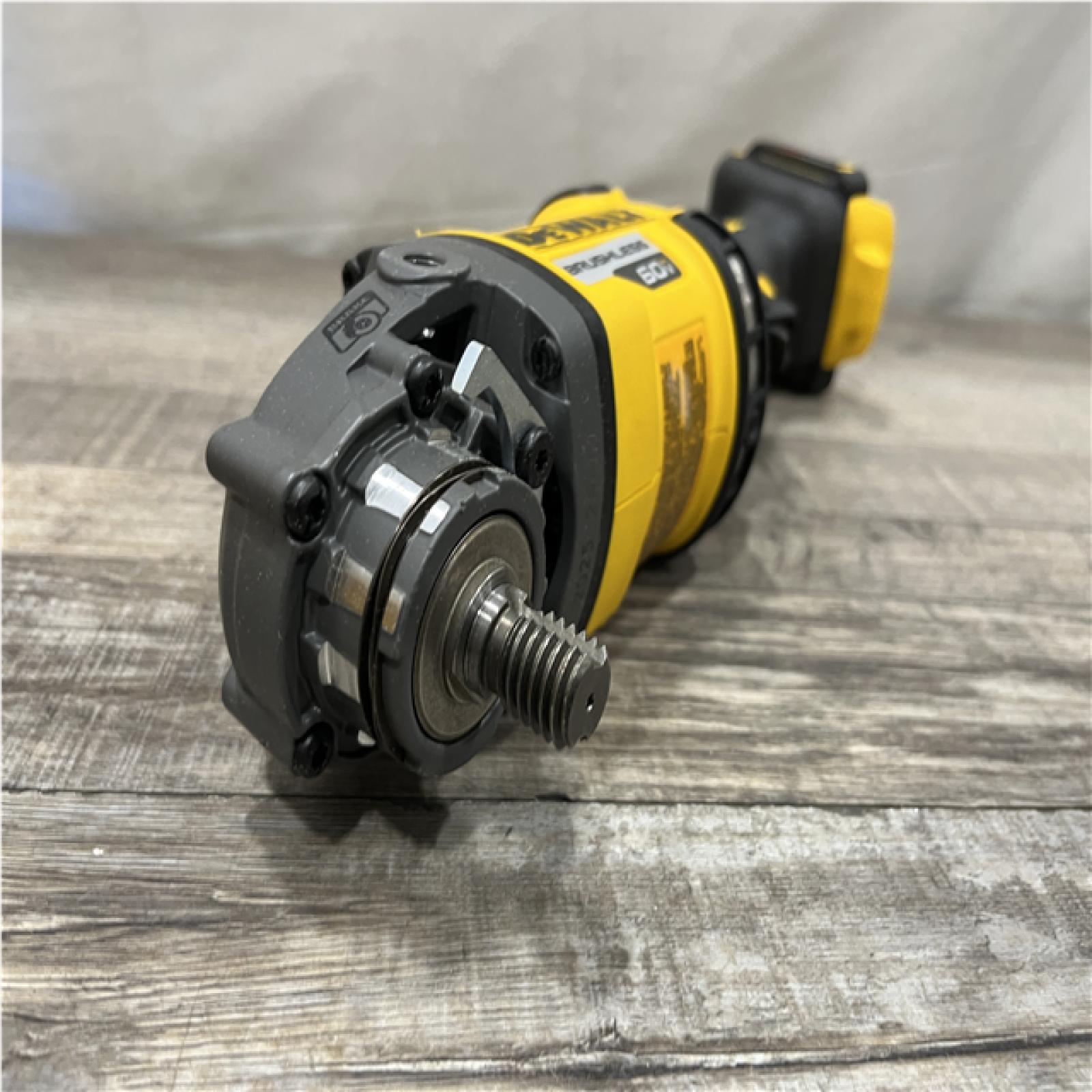 AS-IS DEWALT FLEXVOLT 60V MAX Cordless Brushless 4.5 in. to 6 in. Small Angle Grinder with Kickback Brake (Tool Only)