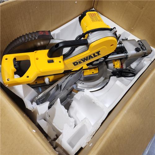 Like New-  DEWALT 12 Double Bevel Sliding Compound Miter Saw