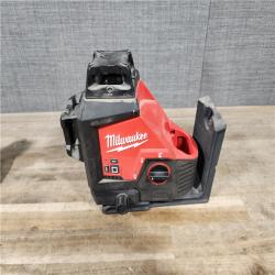 HOUSTON LOCATION - AS-IS Milwaukee-3632-21 M12 Green Beam Laser 360° 3-Plane Kit