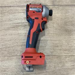 AS-IS Milwaukee 18V Lithium-Ion Compact Brushless Cordless 1/4 in. Impact Driver (Tool-Only)