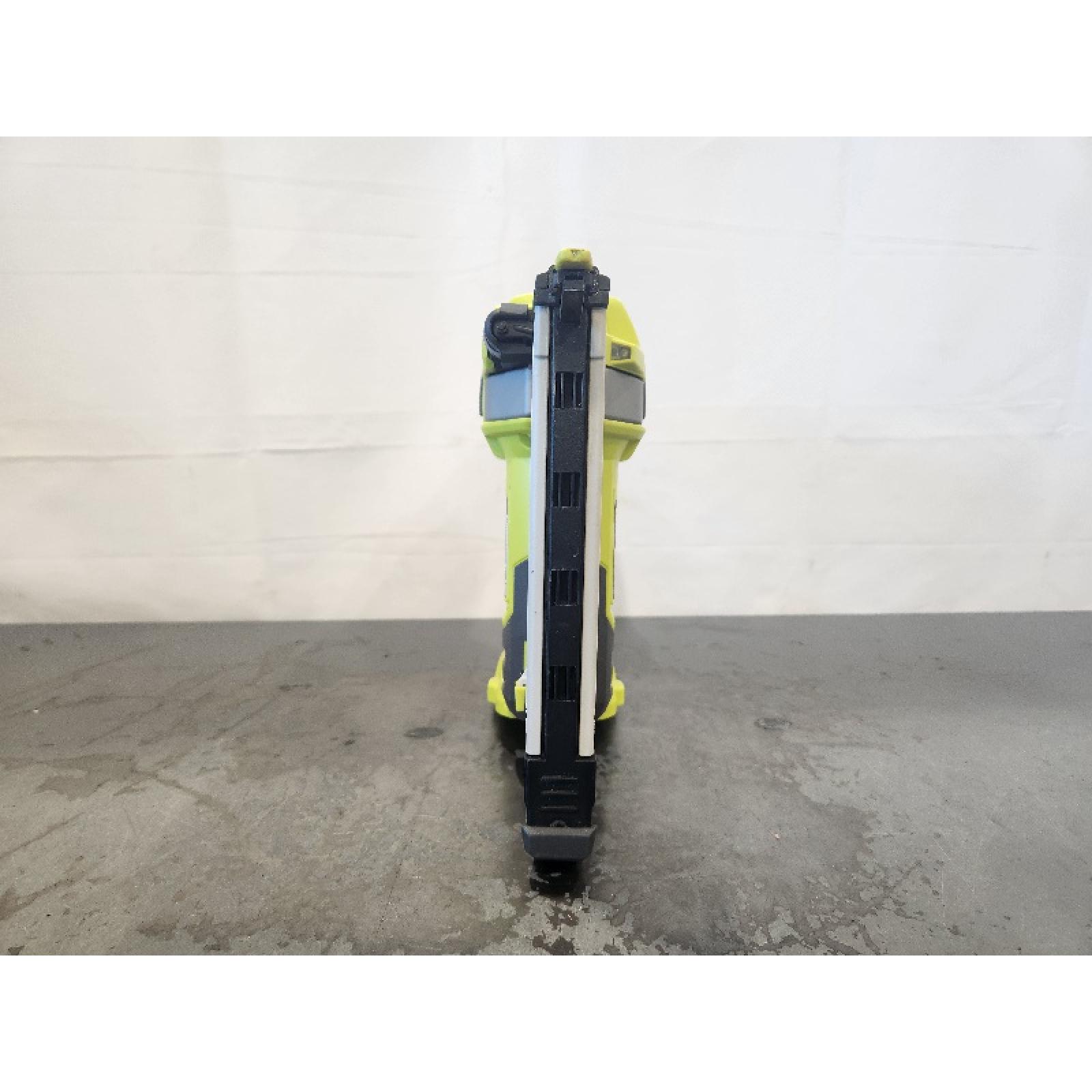 AS-IS- RYOBI ONE+ 18V 18-Gauge Cordless AirStrike Narrow Crown Stapler (Tool Only)