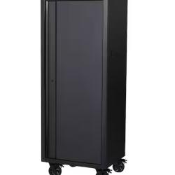 DALLAS LOCATION -  Tool Storage 27 in. W x 23 in. D Heavy Duty Matte Black 4-Shelf Rolling Side Tool Locker