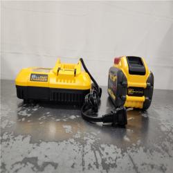 AS-IS- FLEXVOLT 20V/60V MAX Lithium-Ion 9. 0 Ah Battery Pack and Charger Starter Kit