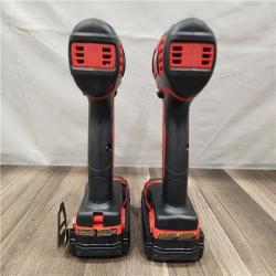 AS-IS- Milwaukee 18V Cordless Brushed 2-Tool Drill/Driver and Impact Driver Kit