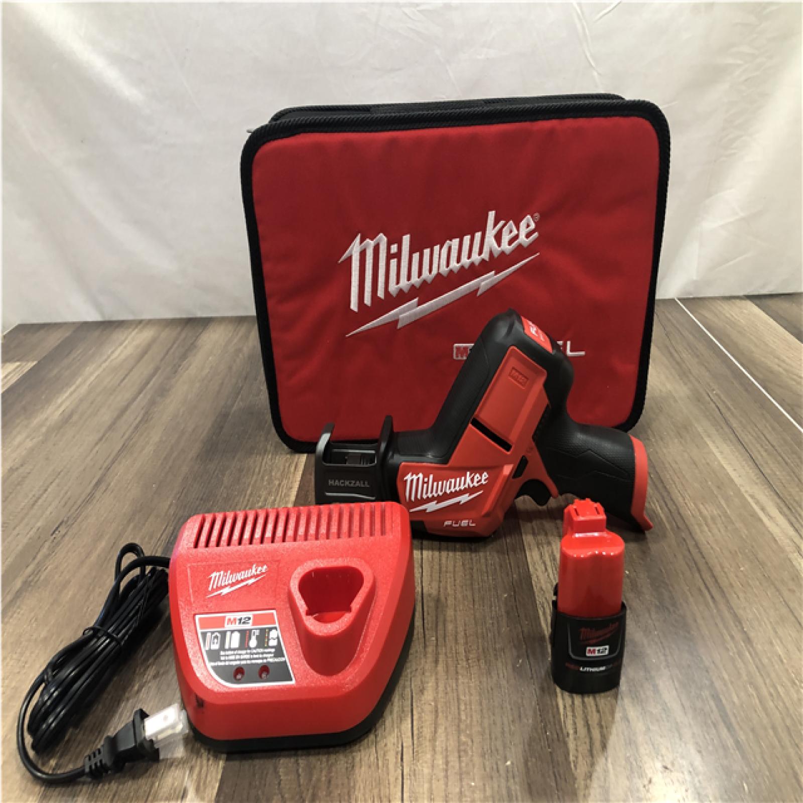 AS-IS Milwaukee FUEL 12V Lithium-Ion Brushless Cordless HACKZALL Reciprocating Saw Kit