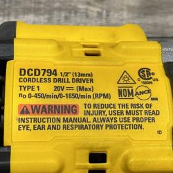 AS-IS DEWALT Atomic 20V Lithium-Ion Cordless Compact 1/2 in. Drill/Driver Kit