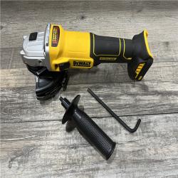 AS-IS DEWALT 20-Volt MAX Cordless Brushless 4-1/2 in. Angle Grinder with Slide Switch (Tool Only)