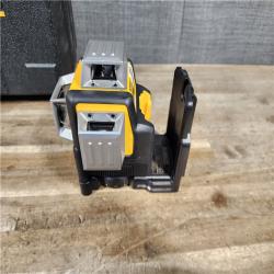 HOUSTON LOCATION - AS-IS DEWALT 12V MAX Lithium-Ion 100 ft. Green Self-Leveling 3-Beam 360 Degree Laser Level with 2.0Ah Battery  Charger and Case