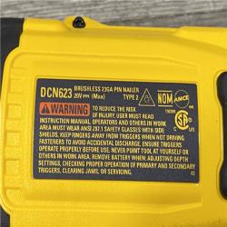 AS-IS DEWALT ATOMIC 20V MAX Lithium Ion Cordless 23 Gauge Pin Nailer Kit