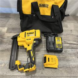 AS-IS DEWALT 20V MAX XR Lithium-Ion Cordless 18-Gauge Narrow Crown Stapler Kit