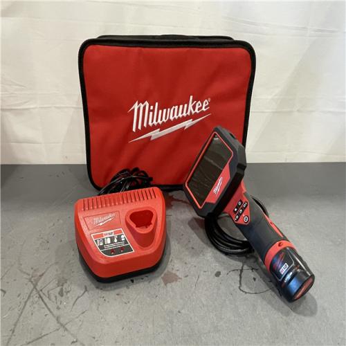 AS-IS - MILWAUKEE M12 12V Lithium-Ion Cordless M-SPECTOR 360-Degree 4 Ft. Inspection Camera Kit
