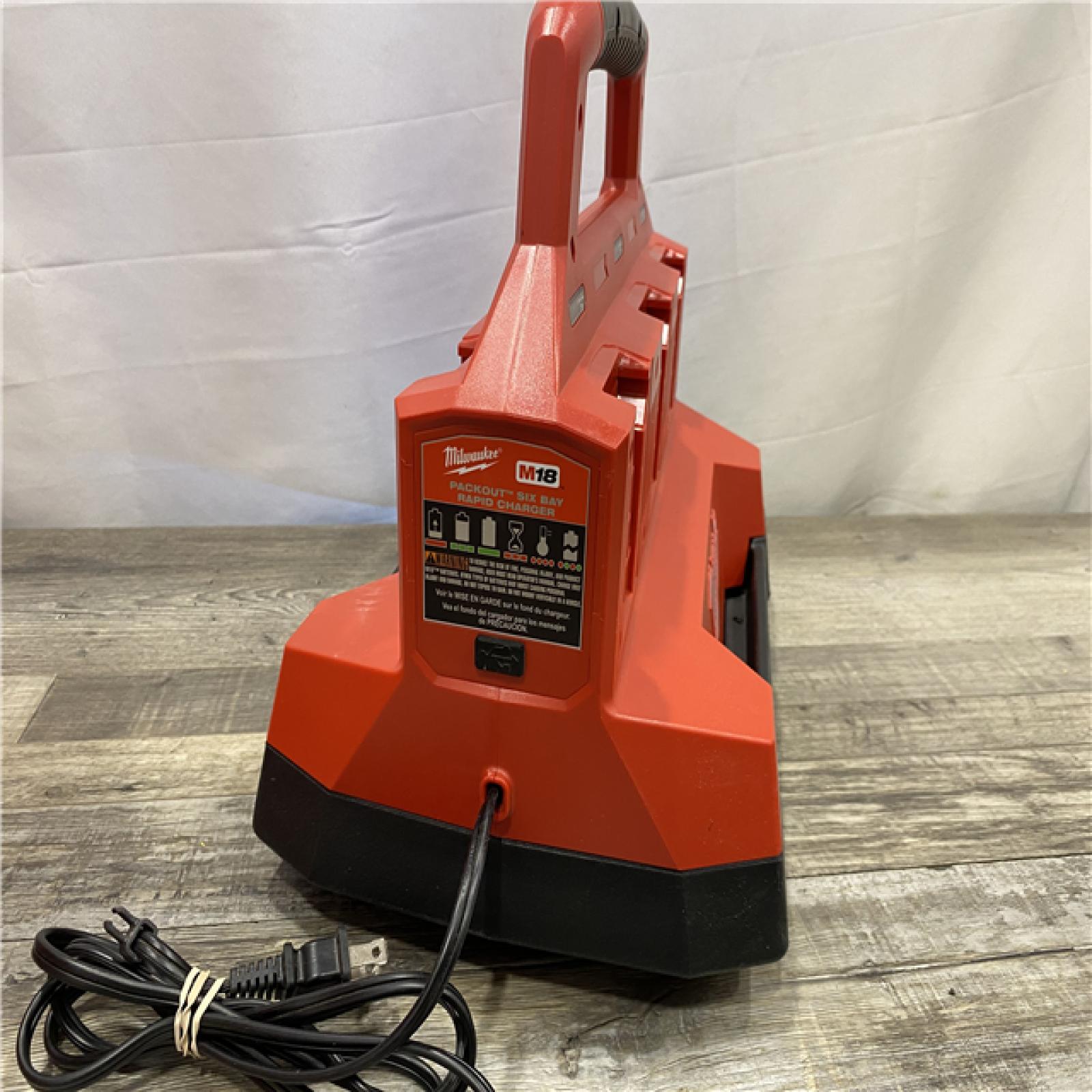 AS-IS Milwaukee 18V Lithium-Ion PACKOUT 6-Port Rapid Charger