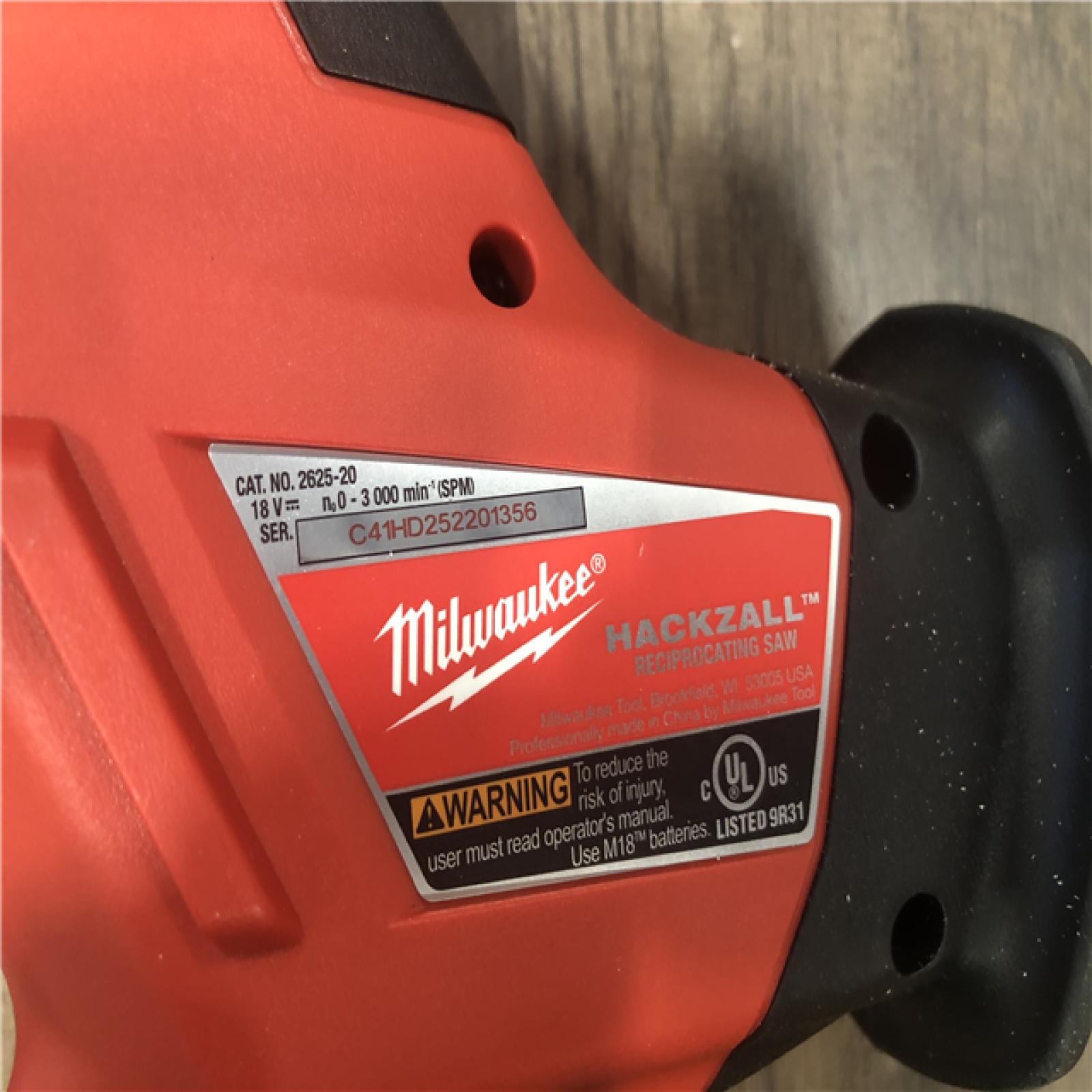AS-IS Milwaukee 18V Lithium-Ion Cordless HACKZALL Reciprocating Saw (Tool-Only)
