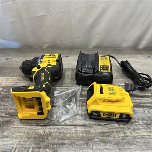 AS-IS DEWALT Atomic 20V Lithium-Ion Cordless Compact 1/2 in. Drill/Driver Kit