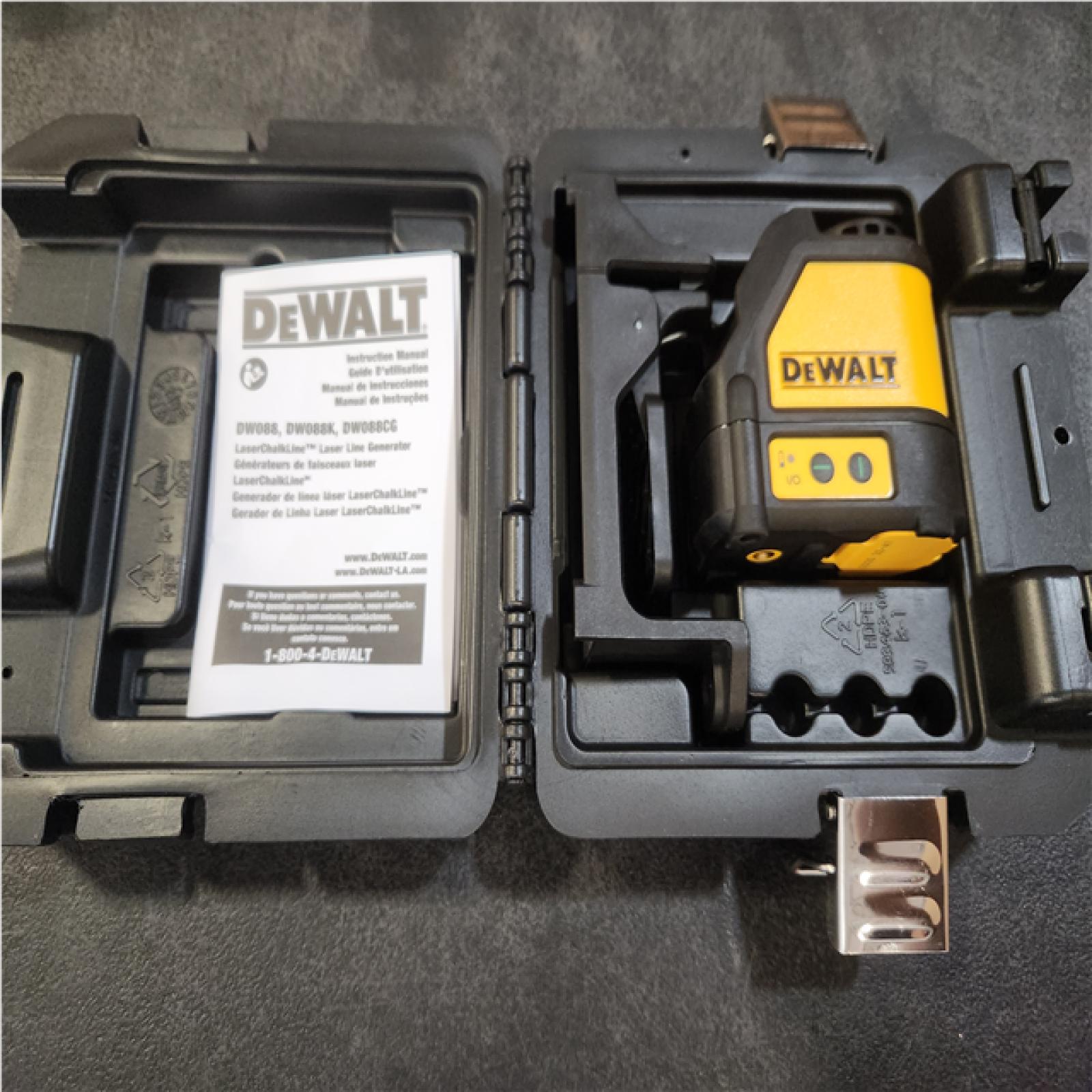 Phoenix NEW DEWALT 100 ft. Green Self-Leveling Cross Line Laser Level with Case