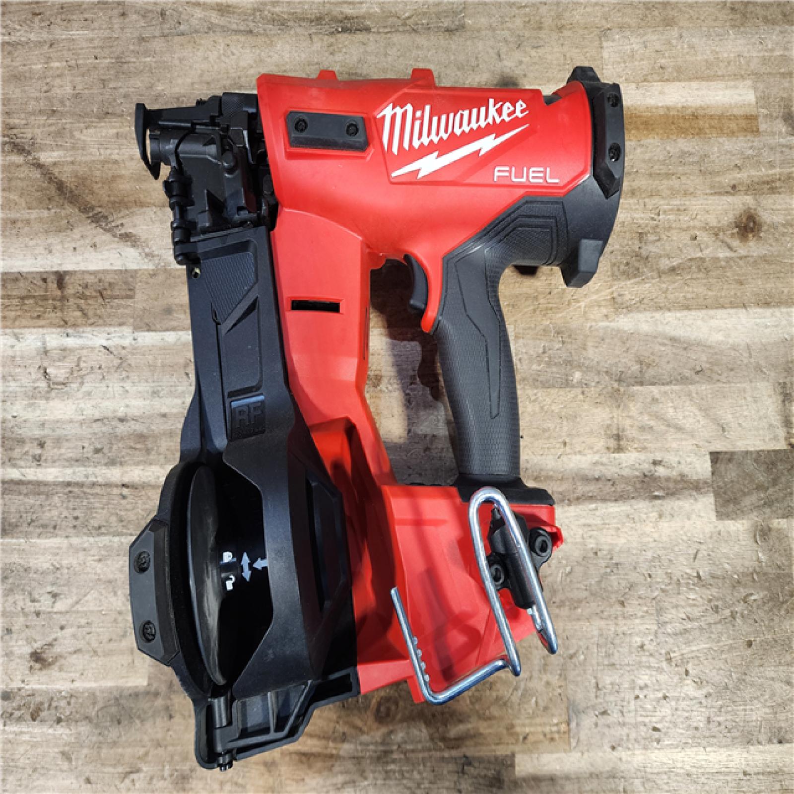 HOUSTON LOCATION - AS-IS Milwaukee FUEL 18-Volt Lithium-Ion Brushless Cordless Coil Roofing Nailer (Tool Only)