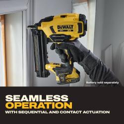 Houston Location AS-IS DEWALT 20V MAX XR 18 Gauge Cordless Brad Nailer (Tool Only)