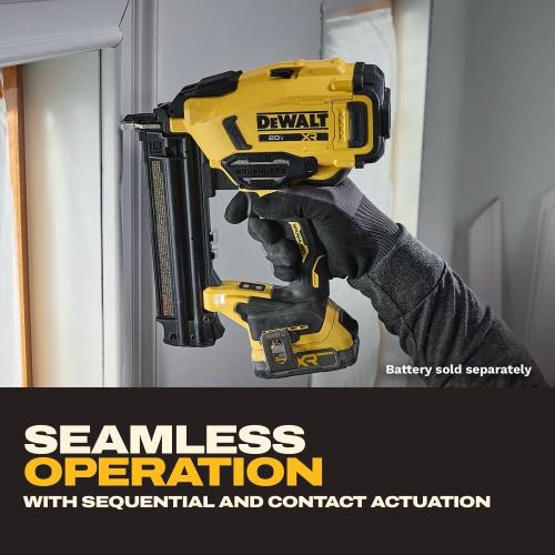 Houston Location AS-IS DEWALT 20V MAX XR 18 Gauge Cordless Brad Nailer (Tool Only)