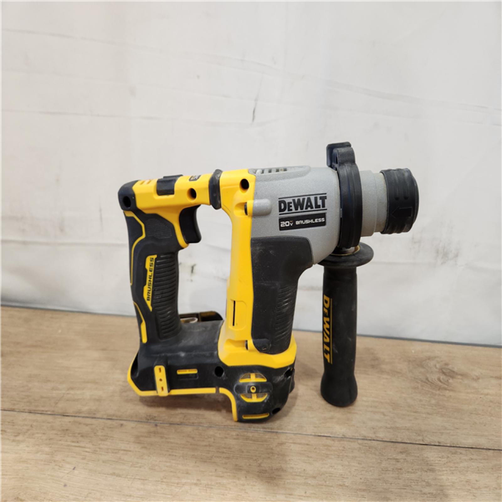 AS-IS- DEWALT ATOMIC 20V MAX Cordless Brushless Ultra-Compact 5/8 in. SDS Plus Hammer Drill (Tool Only)