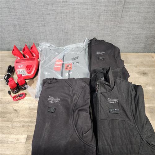 HOUSTON LOCATION - AS-IS MILWAUKEE 4 HEATED CLOTHING COMBO KIT