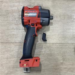 AS-IS MILWAUKEEM18 FUEL 18V Cordless Mid Torque 1/2 in. Impact Wrench W/ M12 FUEL 3/8 in. Ratchet & Battery/Charger Combo Kit