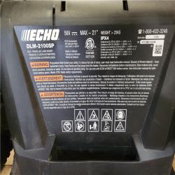 Phoenix AS-IS ECHO 56V 21 in. Cordless Battery 3-in-1 Walk Behind Self-Propelled Lawn Mower w/ (2) 5Ah Batteries (NO Rapid Charger)