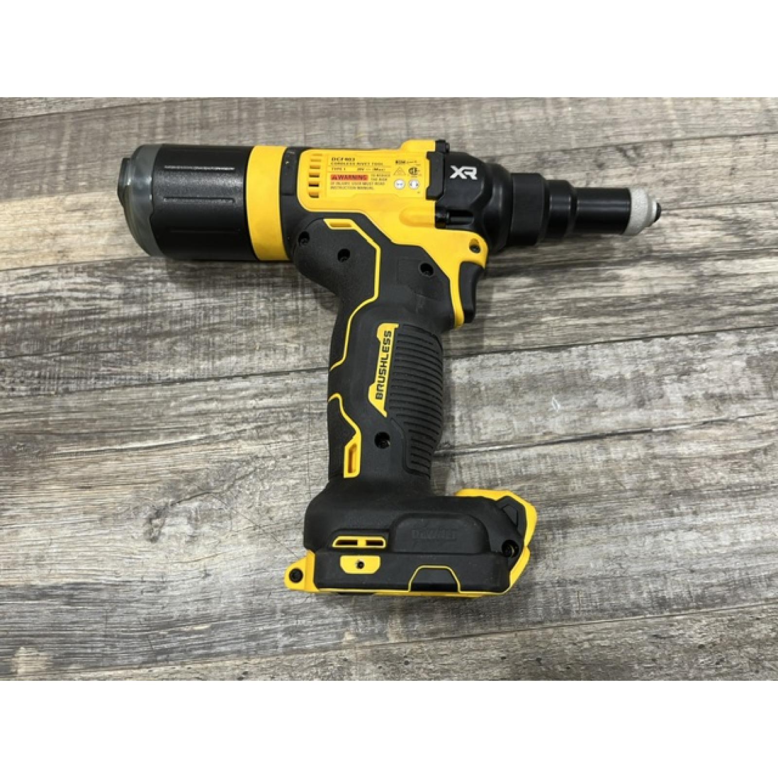 AS-IS DEWALT 20-Volt MAX Cordless 3/16 in. Rivet Tool (Tool-Only)