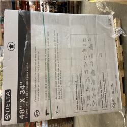 DALLAS LOCATION - DELTA FAUCET 48X34IN SHPWER WALL PALLET - (4 UNITS)