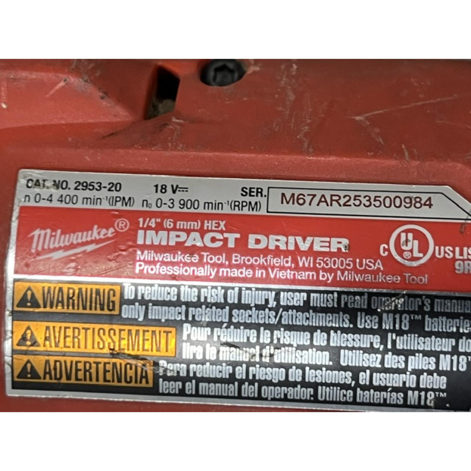 AS-IS Milwaukee FUEL 18V Lithium-Ion Brushless Cordless Hammer Drill and Impact Driver Combo Kit