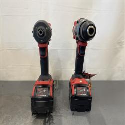 AS-IS- MILWAUKEE FUEL 18V Lithium-Ion Brushless Cordless Hammer Drill and Impact Driver Combo Kit