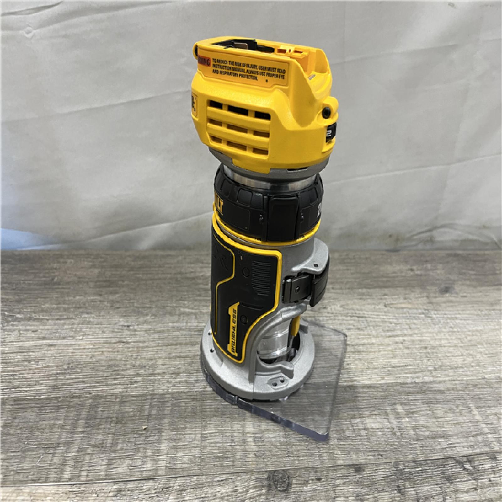 AS-IS DEWALT 20V MAX XR Cordless Brushless Fixed Base Compact Router (Tool Only)