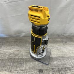 AS-IS DEWALT 20V MAX XR Cordless Brushless Fixed Base Compact Router (Tool Only)