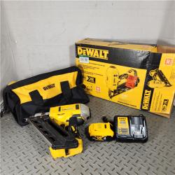 Houston Location - AS-IS Dewalt - DCN692M1 - Cordless Framing Nailer, Voltage 20.0 Li-Ion, Battery Included, Fastener Range 2 to 3-1/2 - Appears IN GOOD  Condition