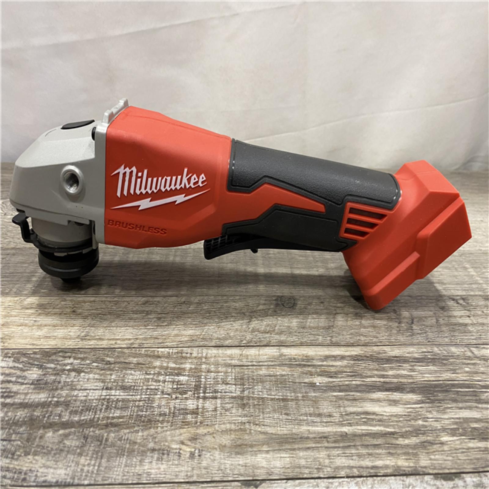 AS-IS Milwaukee 18V Lithium-Ion Brushless Cordless 4-1/2 in./5 in. Grinder w/Paddle Switch (Tool-Only)
