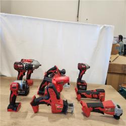 AS-IS- Milwaukee 18-Volt Lithium-Ion Cordless (9-Tool) Combo Kit