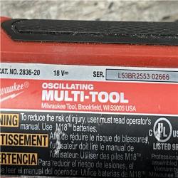 AS-IS Milwaukee FUEL 18V Lithium-Ion Cordless Brushless Oscillating Multi-Tool (Tool-Only)
