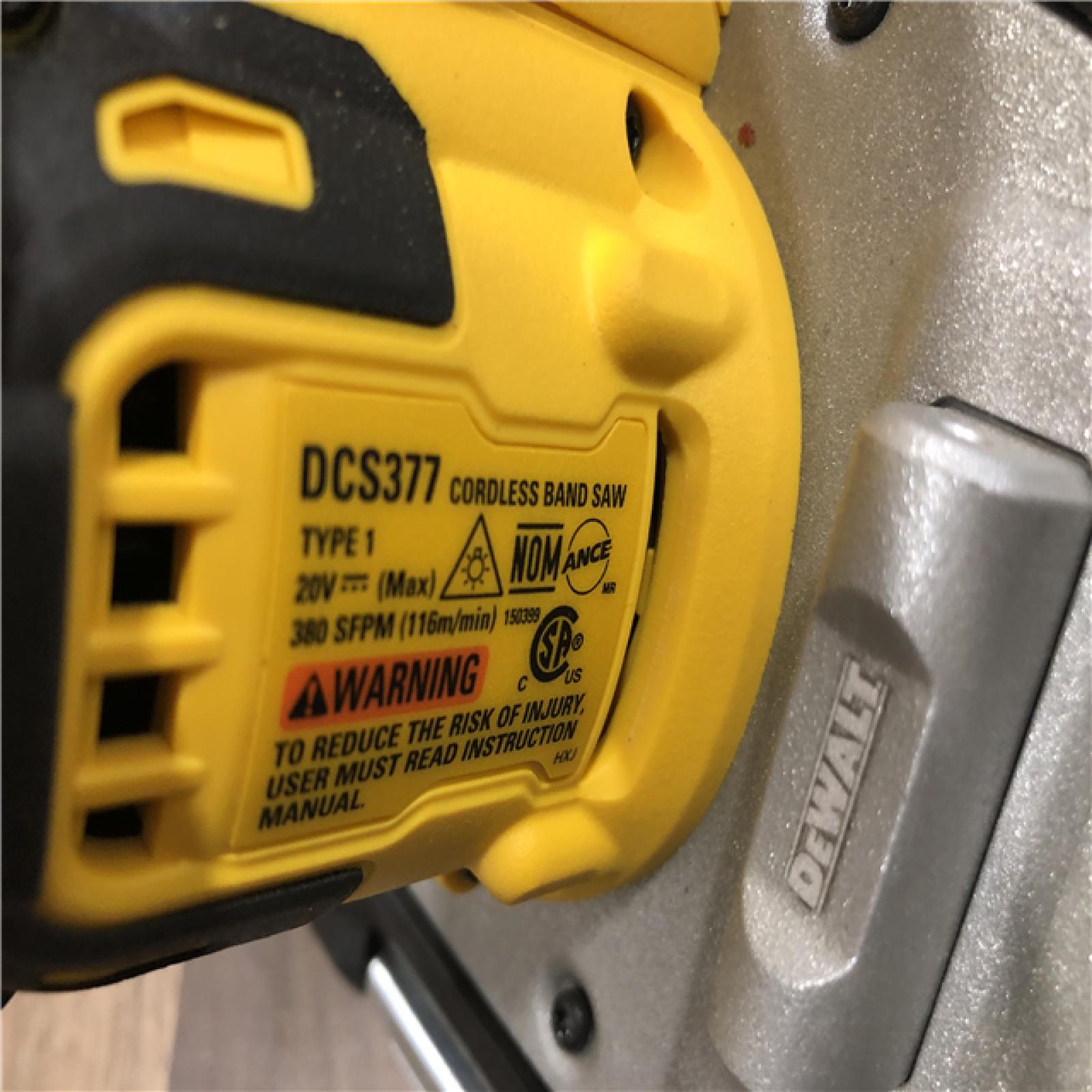 AS-IS DEWALT ATOMIC 20V MAX Cordless Brushless Compact 1-3/4 in. Bandsaw (Tool Only)