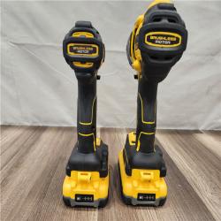 AS-IS- DEWALT 20V MAX XR 2-Tool Combo Kit with POWERPACK
