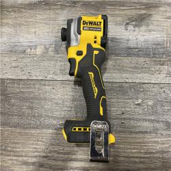 AS-IS DEWALT ATOMIC 20V MAX Lithium-Ion Cordless 1/4 in. Brushless Impact Driver Kit