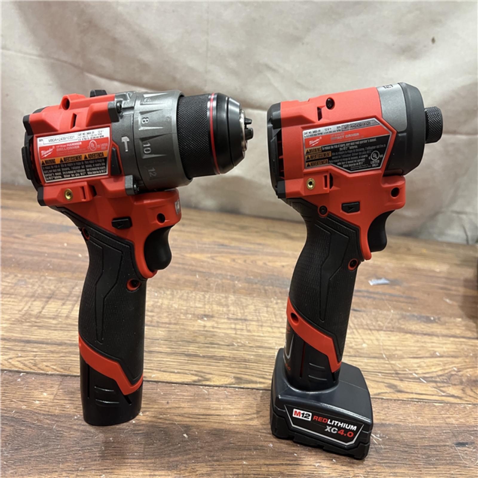 AS-IS M12 Fuel Combo Rotomartillo 1/2 Y Llave De Impacto1/4 Nueva Generacion