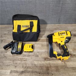 HOUSTON LOCATION - AS-IS DeWALT DCN681D1 20V MAX 18ga Cordless Brushless Narrow Crown Stapler Kit w/ BATTERY & CHARGER