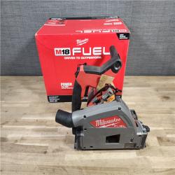 HOUSTON LOCATION - AS-IS Milwaukee M18 FUEL 18V Lithium-Ion Cordless Brushless 6-1/2 in. Plunge Cut Track Saw (Tool-Only)