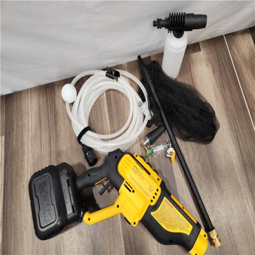 AS-IS - Dewalt 20V 550 PSI  1 GPM Cordless Power Cleaner W/ 4 Nozzles Tool-Only