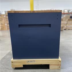 DALLAS LOCATION- AS-IS HUSKY Heavy Duty 84 in. W x 24 in. D 22 drawer Matte Blue Mobile Workbench