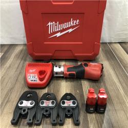 AS-IS Milwaukee 12-Volt Lithium-Ion FORCE LOGIC Copper Press Tool Kit