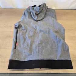 AS-IS Milwaukee Men's X-Large 12V Cordless Gray Heated Jacket Hoodie Kit