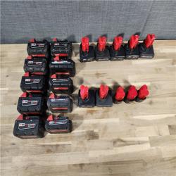 HOUSTON LOCATION - AS-IS MILWAUKEE BATTERY PACK QTY - 20