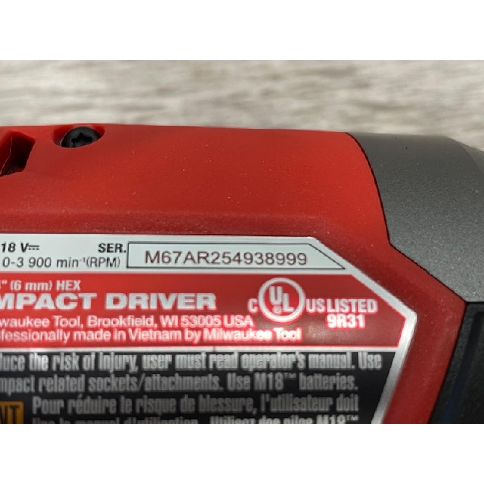 AS-IS Milwaukee FUEL 18V Lithium-Ion Brushless Cordless Hammer Drill and Impact Driver Combo Kit