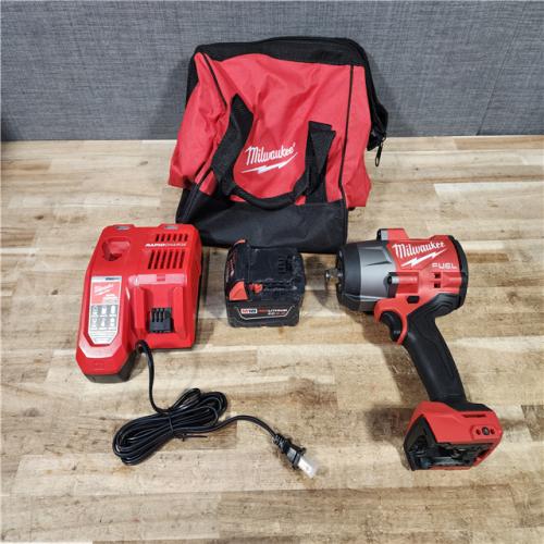 HOUSTON LOCATION - AS - IS Milwaukee FUEL 18V Lithium-Ion Brushless Cordless 1/2 in. Impact Wrench w/Friction Ring Kit